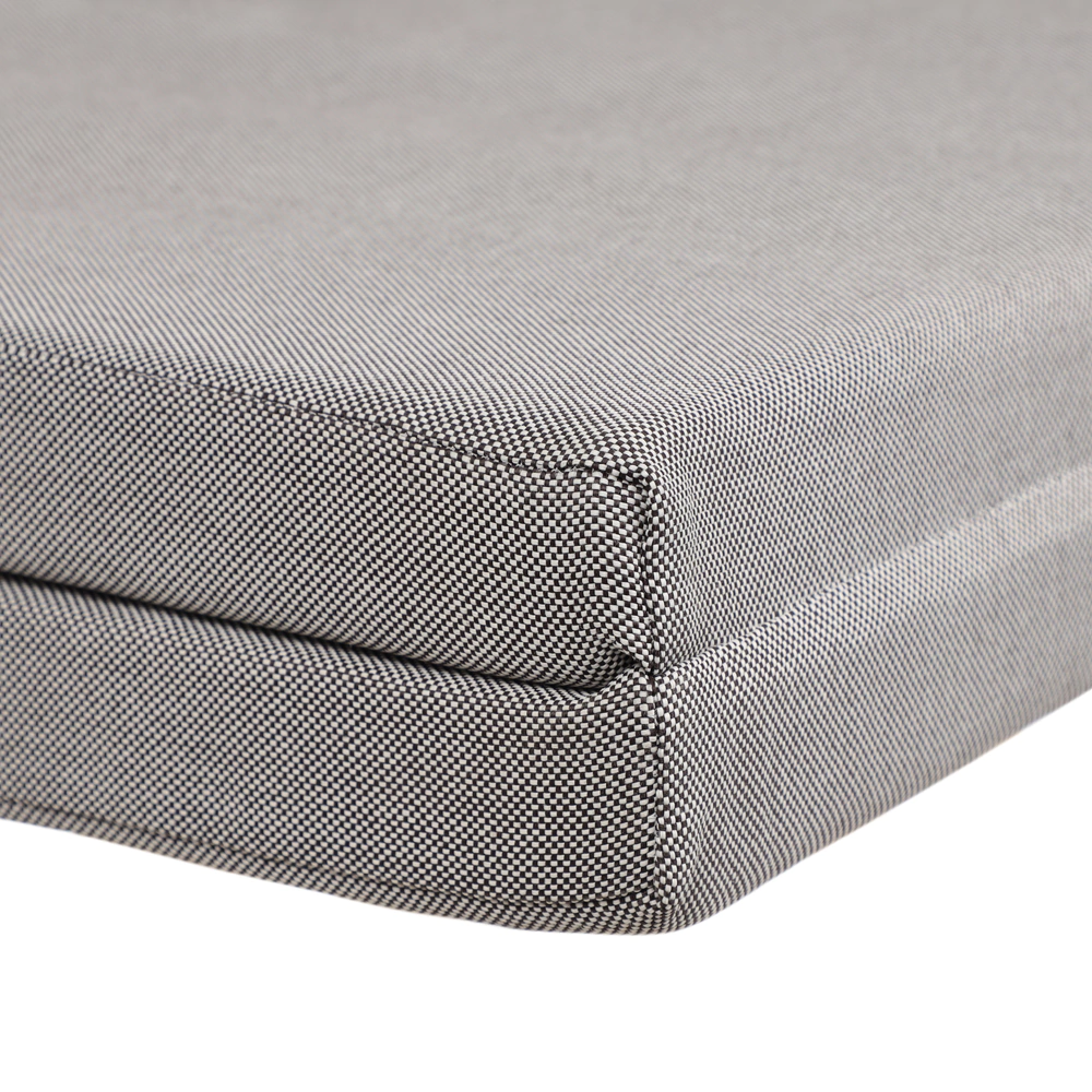 Подушка для шезлонга 190х60х6 см влагостойкая темно-серая Валенсия VERANA