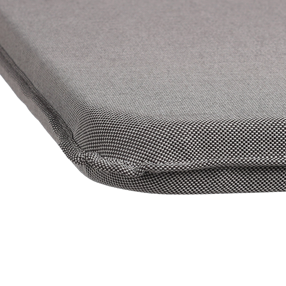 Подушка-сидушка 45х45х5 см влагостойкая темно-серая Валенсия VERANA