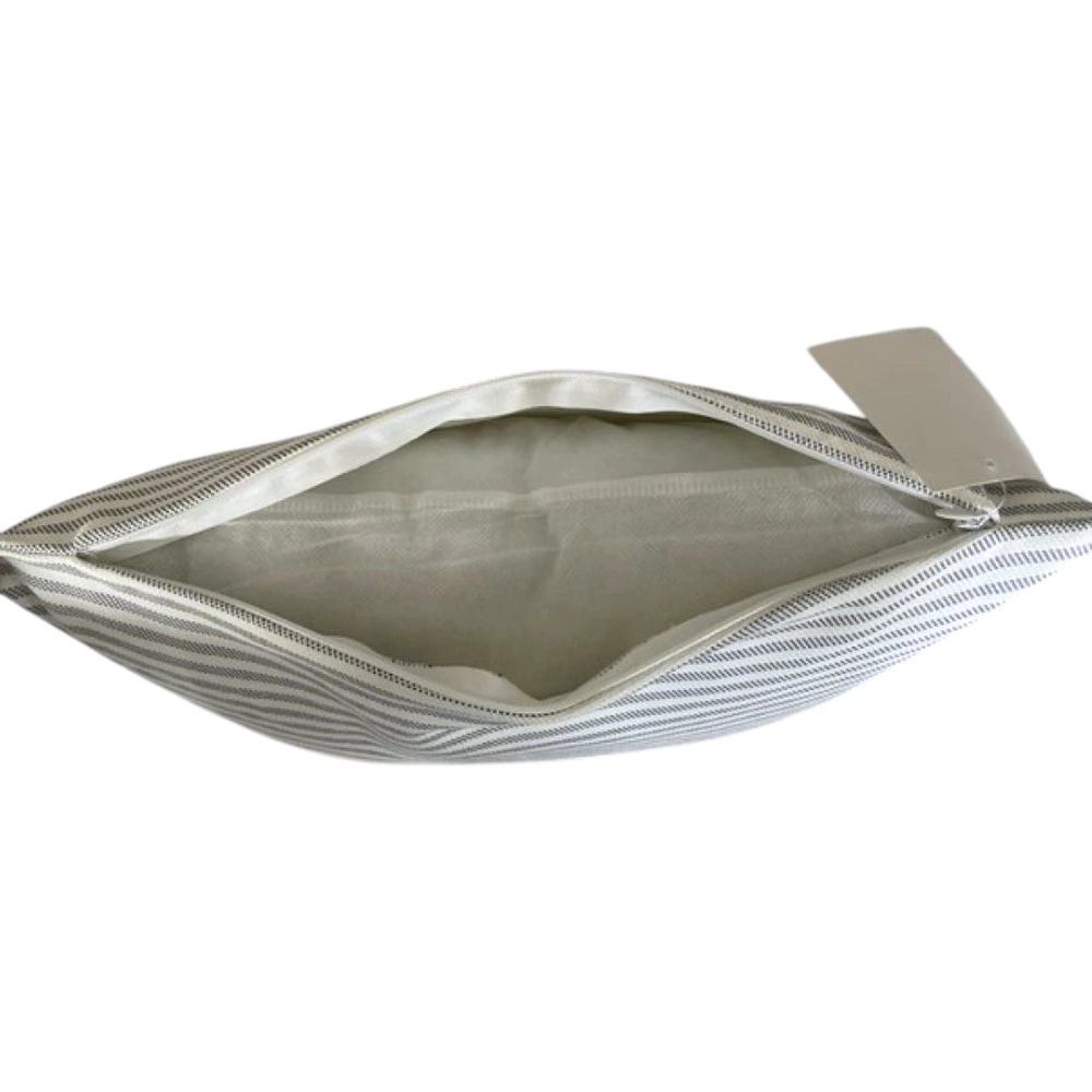 Подушка декоративная 40х40 см серая полоска мелкая VERANA