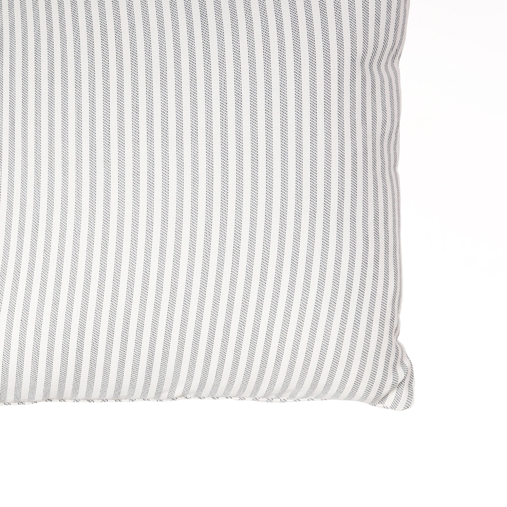 Подушка декоративная 40х40 см серая полоска мелкая VERANA
