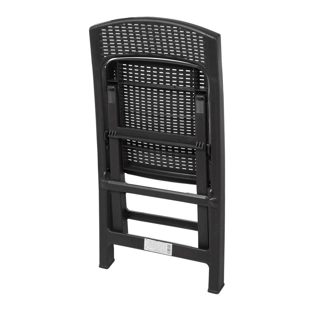 Стул садовый складной Progarden Asso 48х44х76 см, пластик, черный