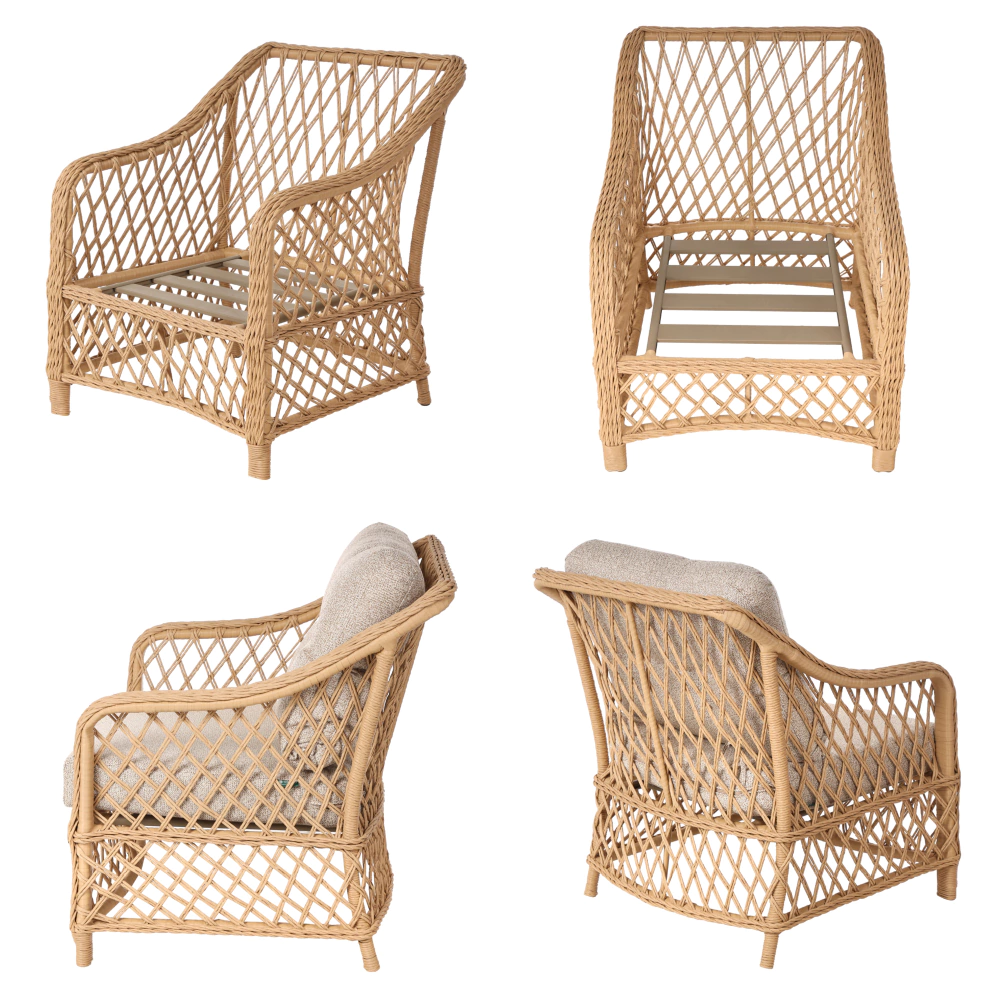 Комплект мебели 4 предмета с подушками, техноротанг Мадео Terazzi