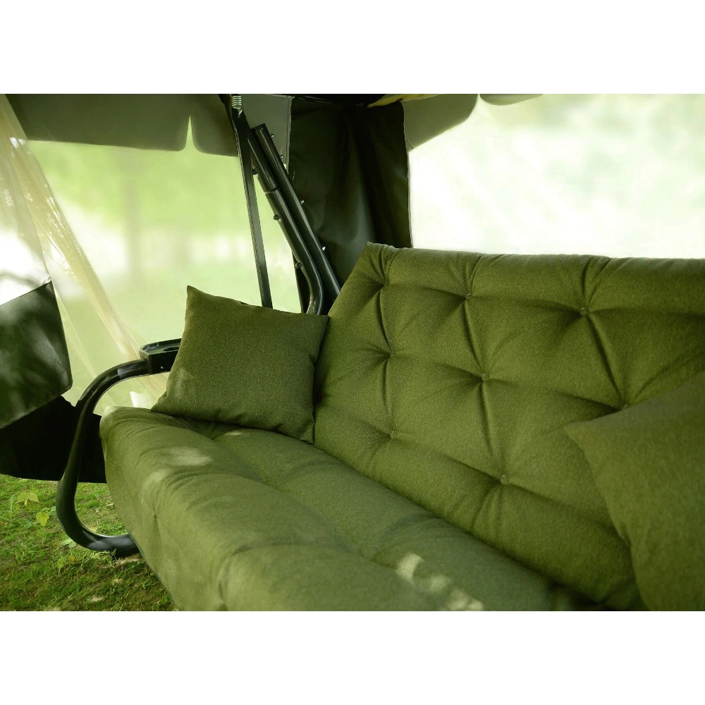 Садовые качели 266х144х186 см с москитной сеткой Саванна