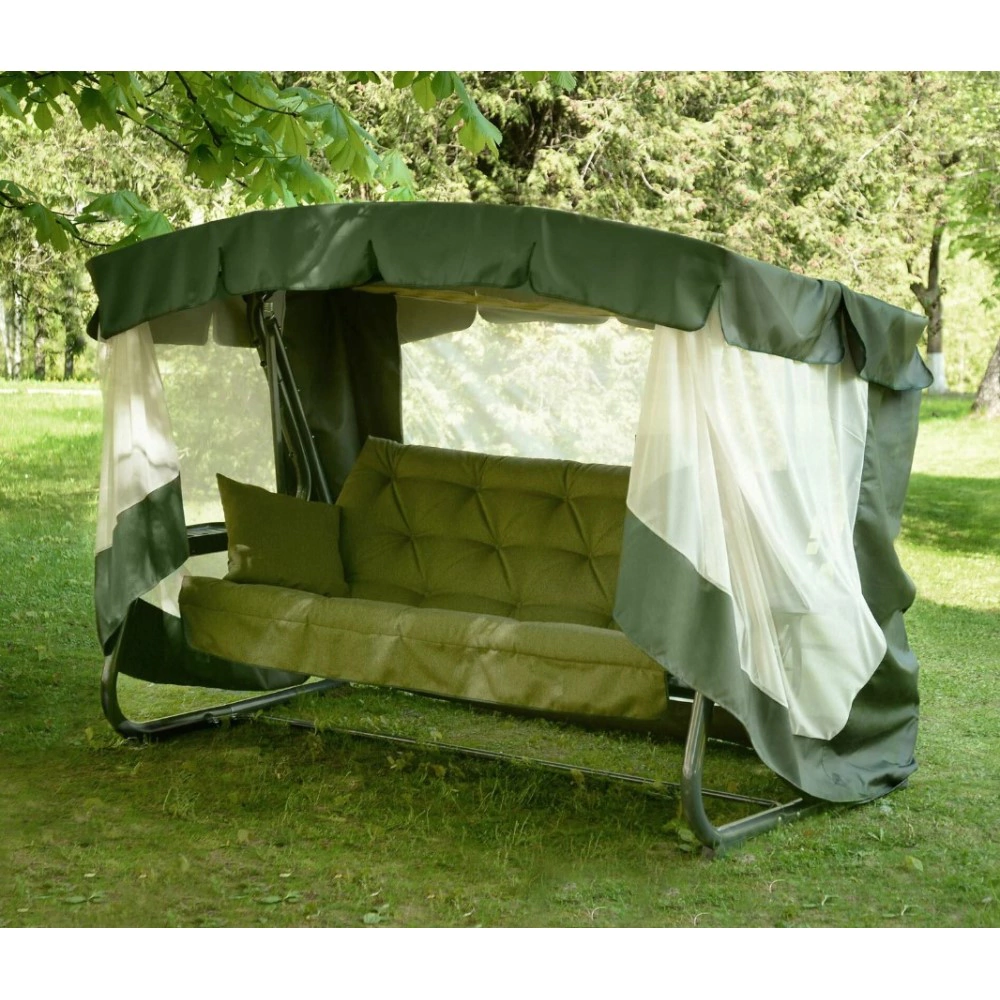 Садовые качели 266х144х186 см с москитной сеткой Саванна
