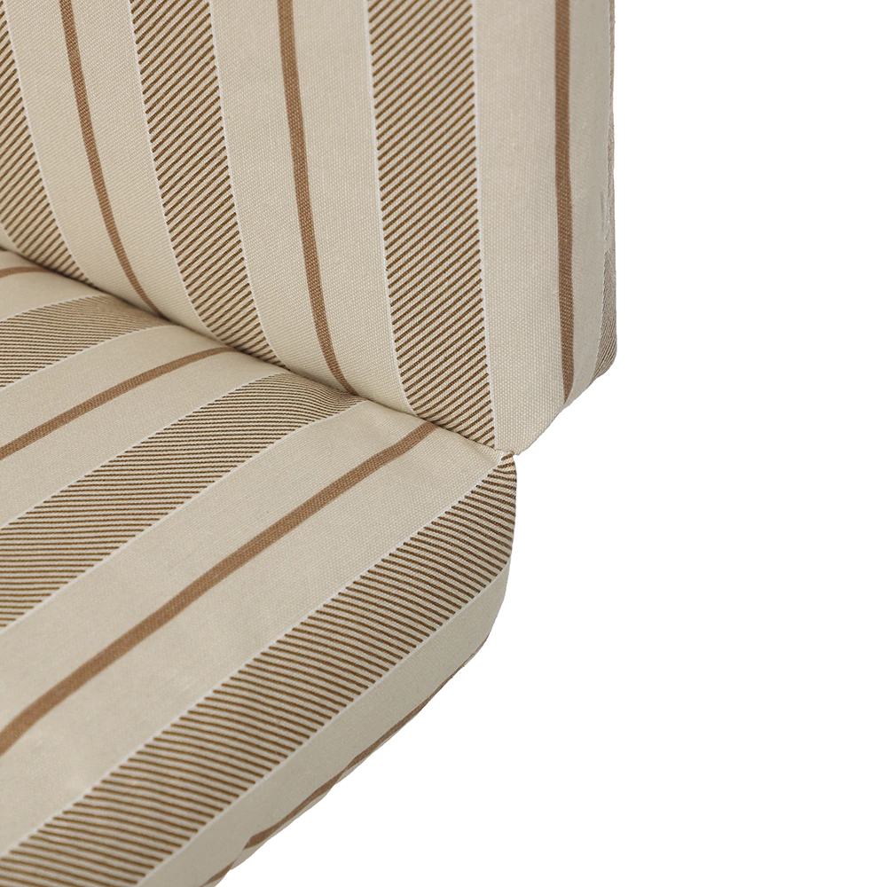 Подушка для низкого кресла Кантри 110х50х7 см бежевая