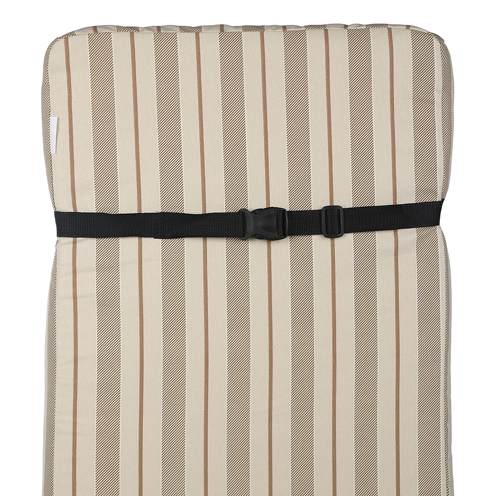 Подушка для низкого кресла Кантри 110х50х7 см бежевая