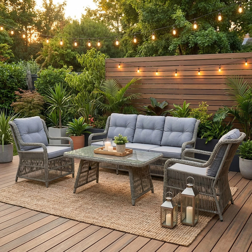 Комплект мебели 4 предмета с подушками, техноротанг Милан Alfart