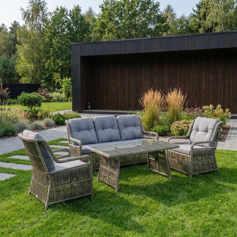 Комплект мебели 4 предмета с подушками, техноротанг Милан Alfart