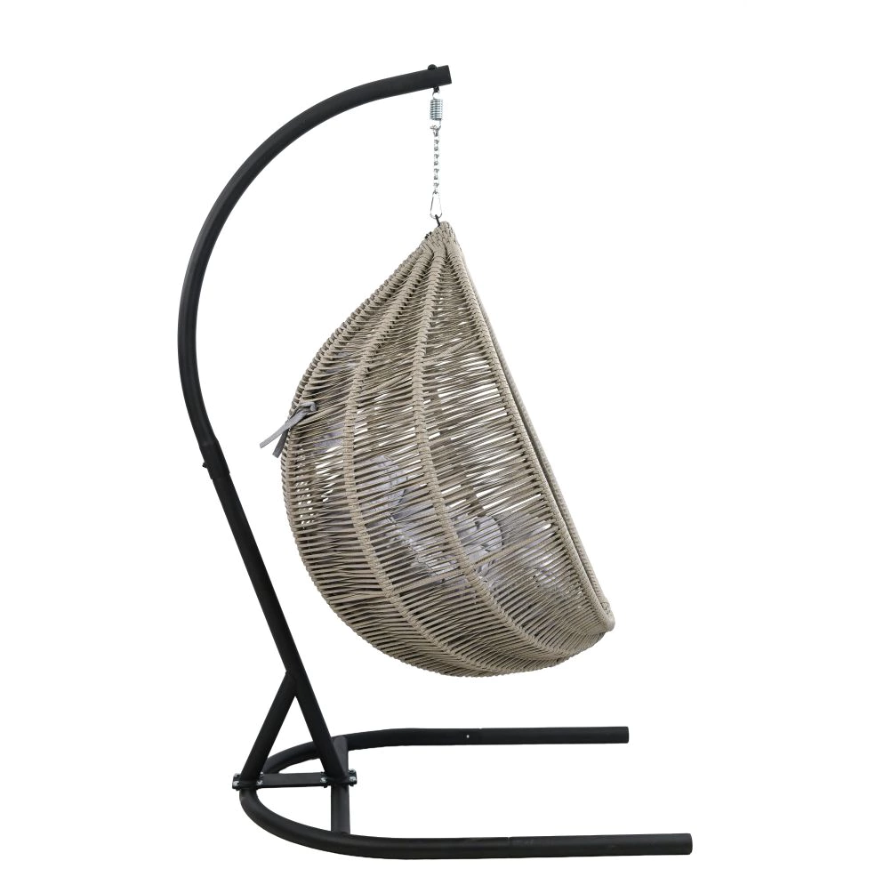 Кресло подвесное с подушками техноротанг Нуар Alfart