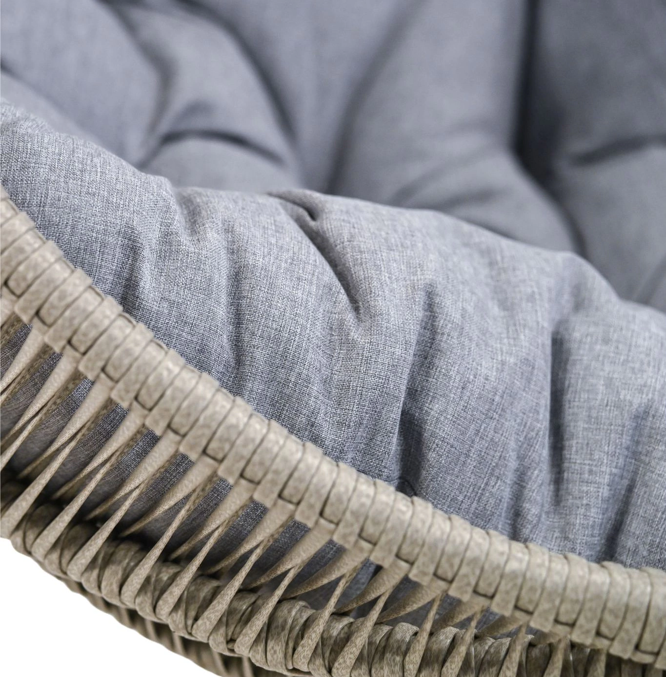 Кресло подвесное с подушками техноротанг Нуар Alfart