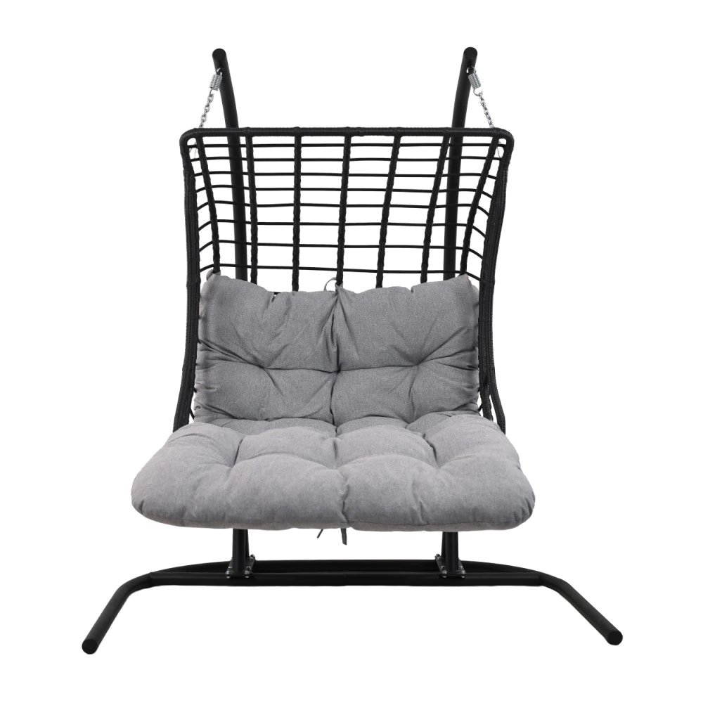 Кресло подвесное двойное с подушками техноротанг Санти Alfart