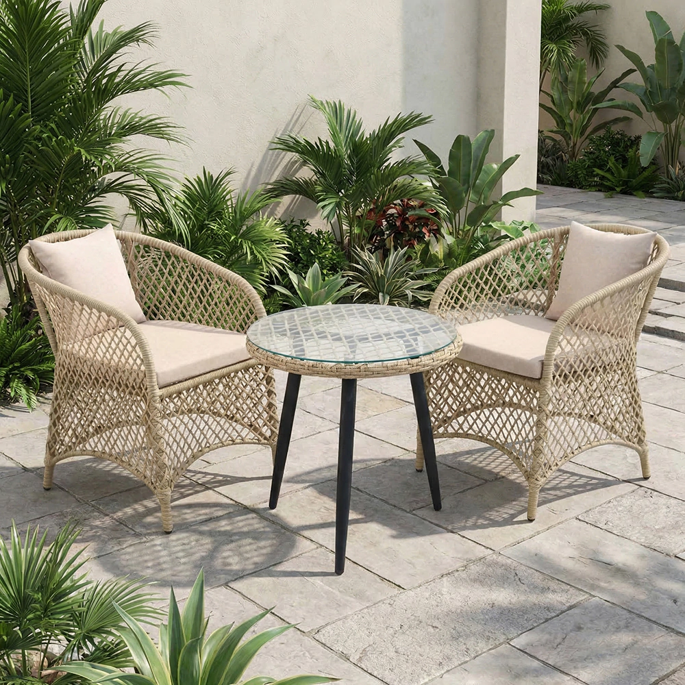 Комплект мебели 3 предмета с подушками, техноротанг Аура Alfart