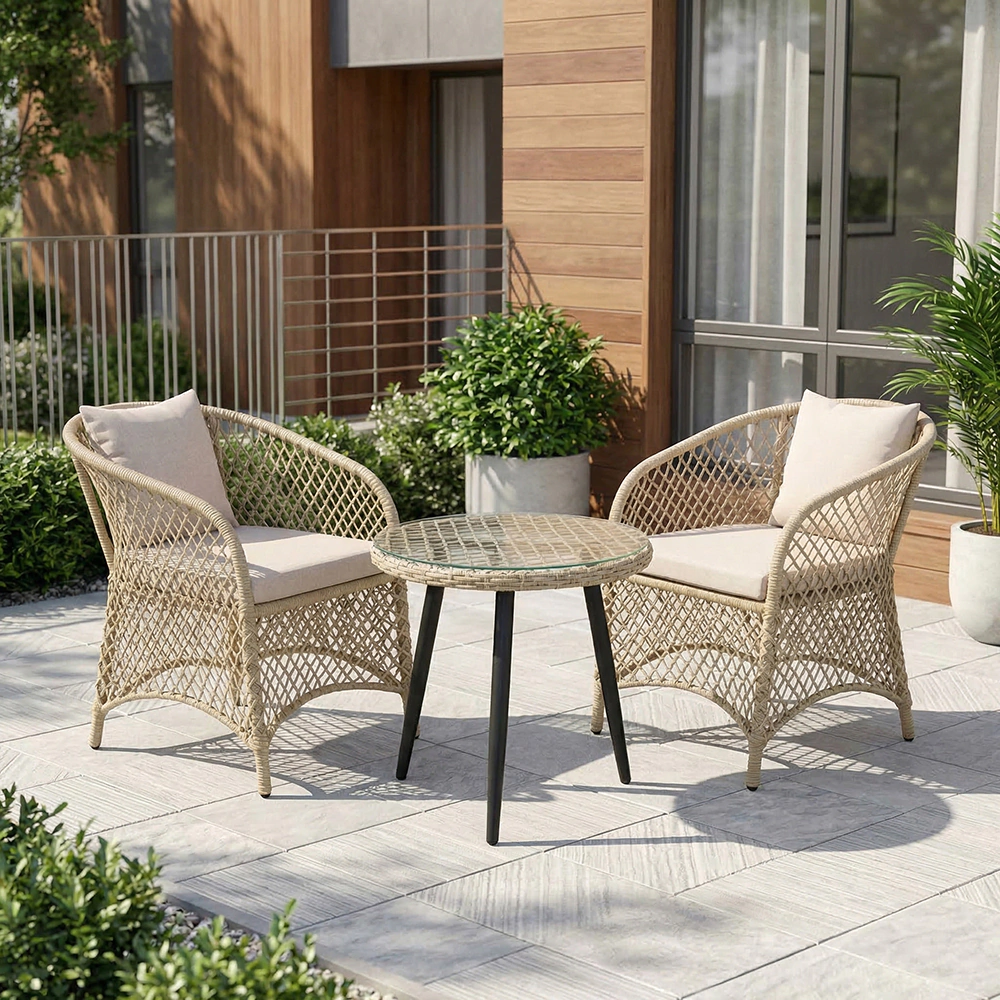 Комплект мебели 3 предмета с подушками, техноротанг Аура Alfart