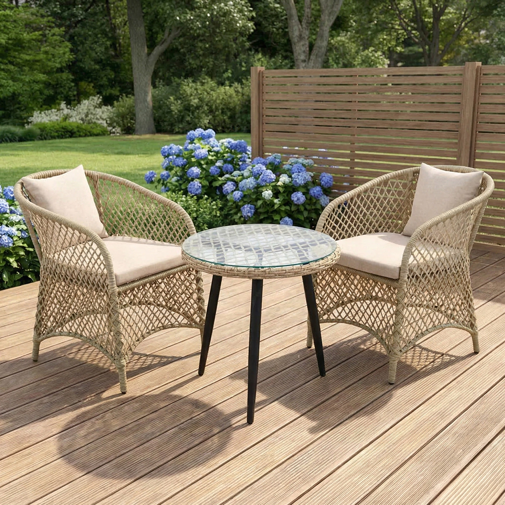 Комплект мебели 3 предмета с подушками, техноротанг Аура Alfart