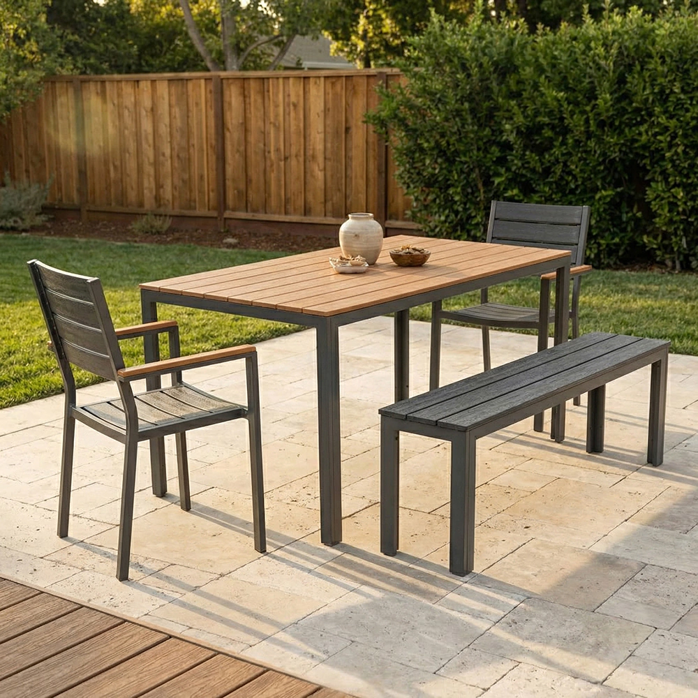 Кресло садовое Грэй 60х55х92 см, сталь/пластик, серое