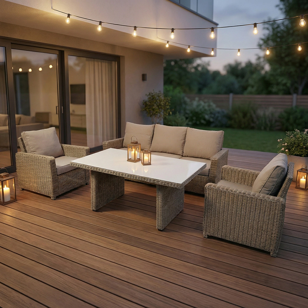 Комплект мебели Техас 4 предмета с подушками, техноротанг