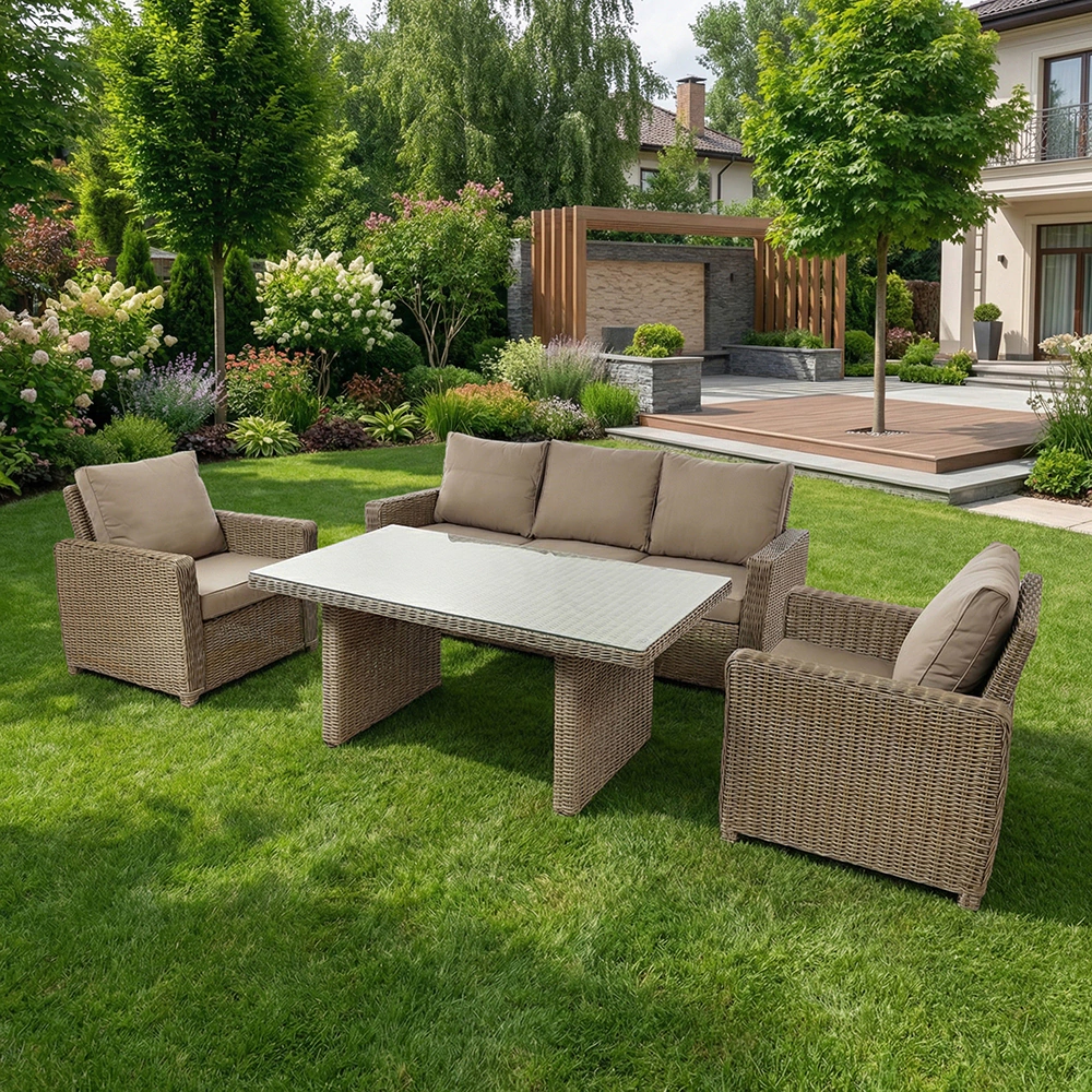 Комплект мебели Техас 4 предмета с подушками, техноротанг