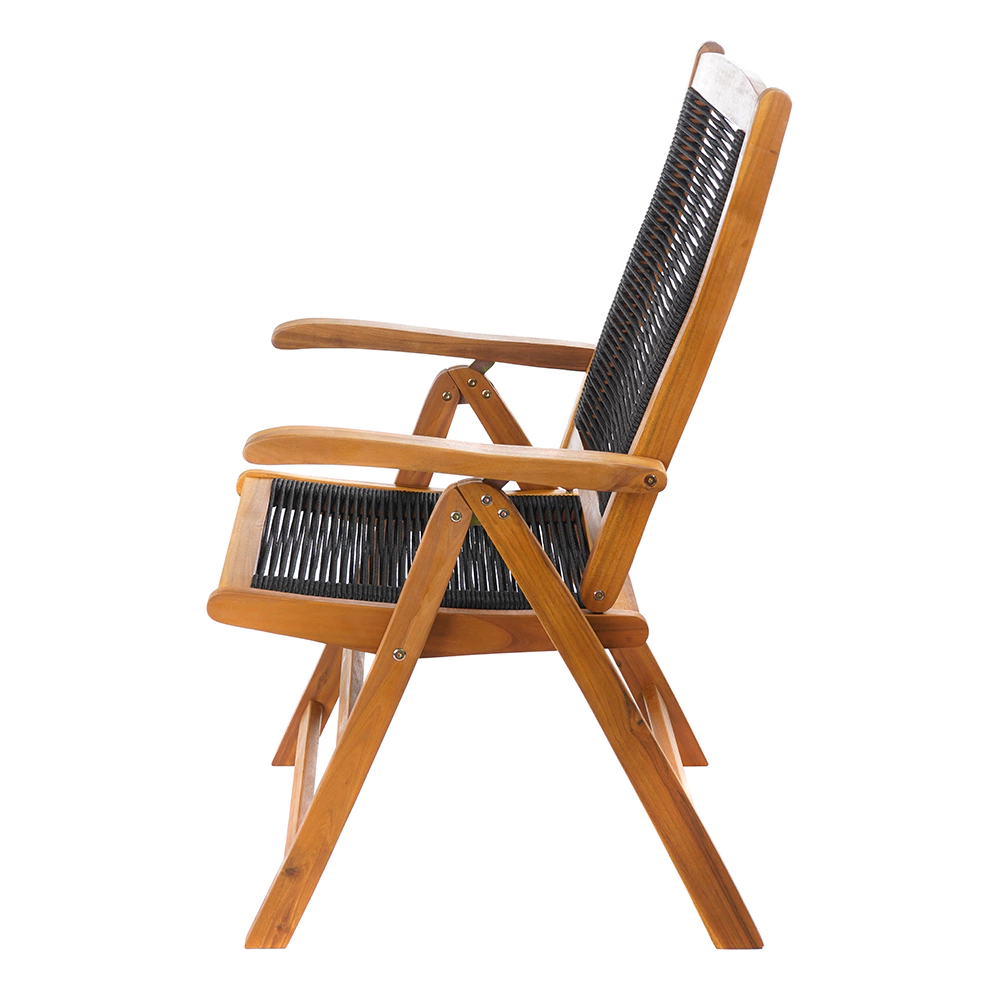 Кресло складное 88x57x107 акация, черный