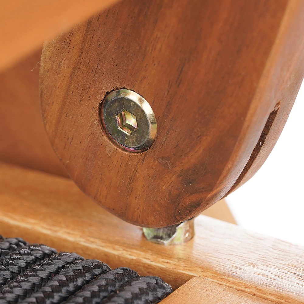 Кресло складное 88x57x107 акация, черный