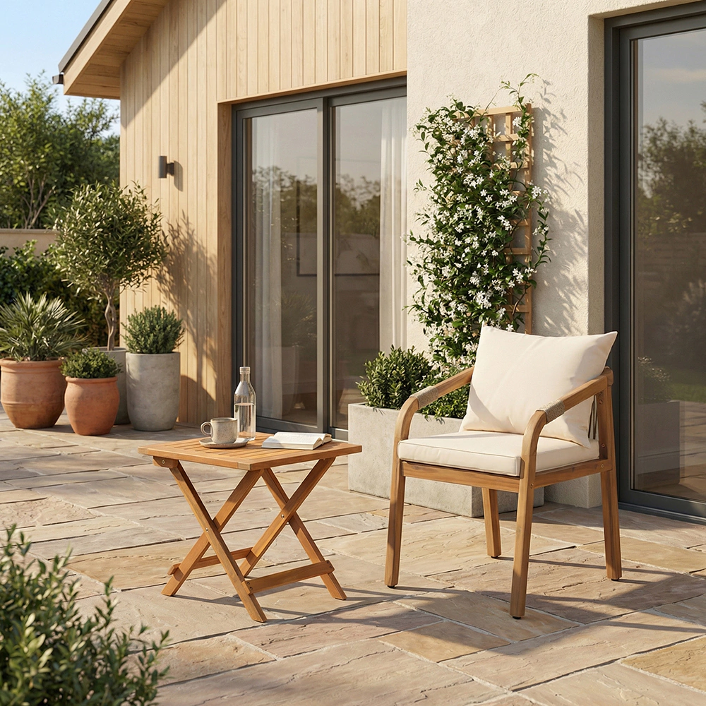 Столик складной 45х45х40 см акация