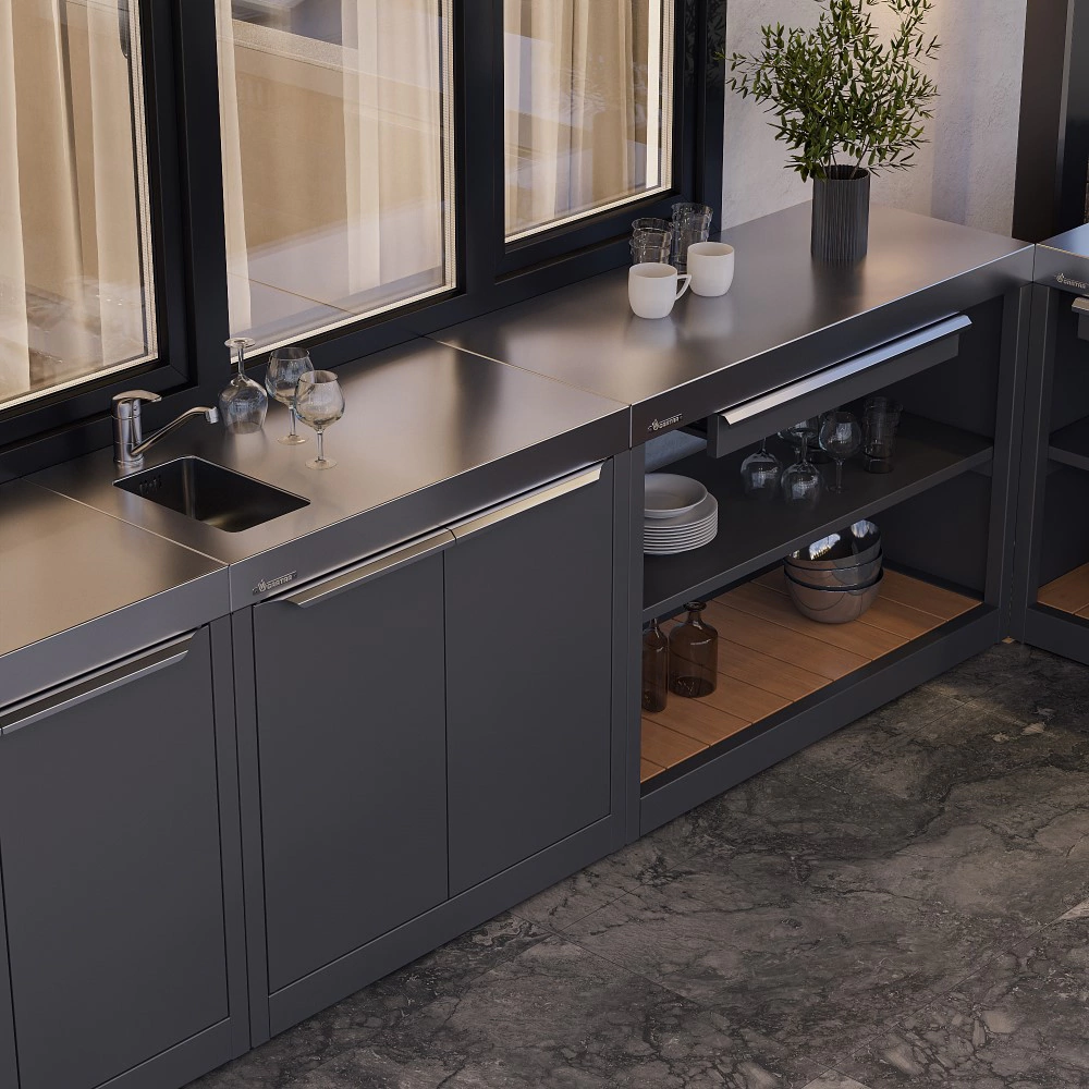 Стол для летней кухни 119x50x85 см GRATAR Expert