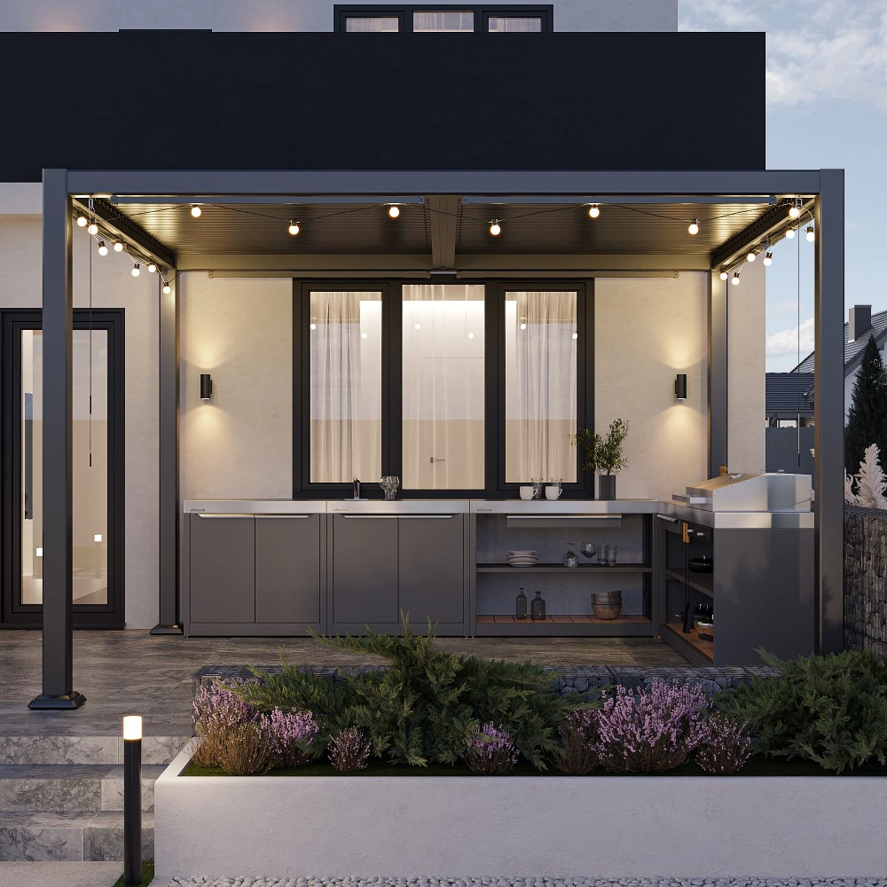 Стол для летней кухни 119x50x85 см GRATAR Expert