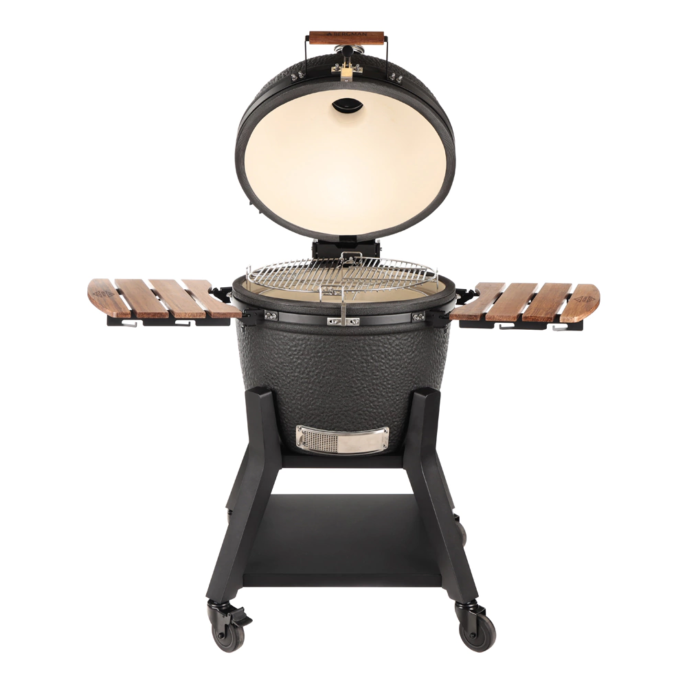 Керамический гриль d59,5 см угольный серый BERGMAN Kamado