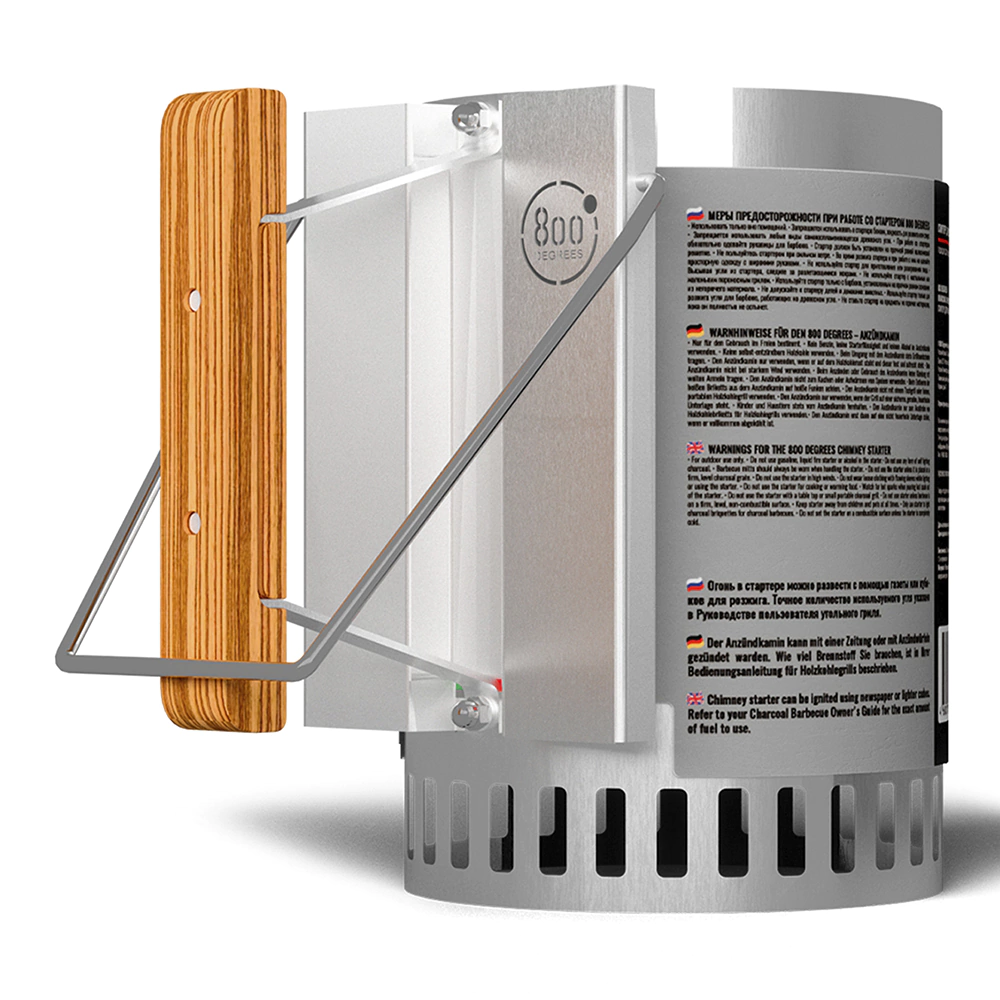 Стартер для розжига угля 800 Degrees Chimney Starter XL d19,5 см