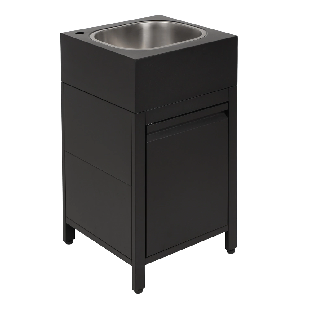 Тумба с мойкой 44х43х85 см для уличной кухни, без смесителя BERGMAN