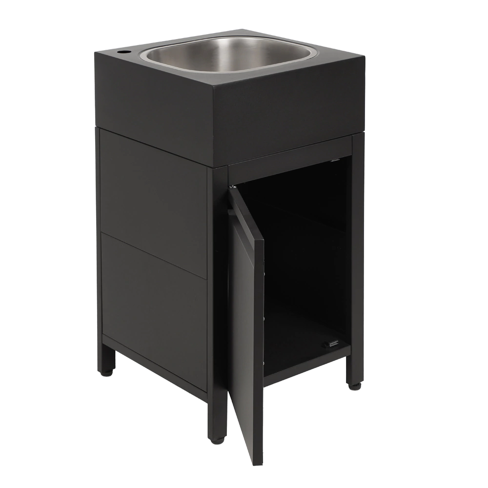 Тумба с мойкой 44х43х85 см для уличной кухни, без смесителя BERGMAN