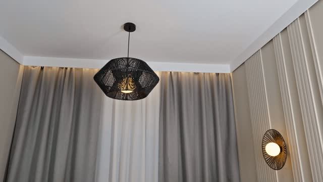 Светильник подвесной 1х5 Вт G9 черный NEODECO Шейн - baucenter.ru