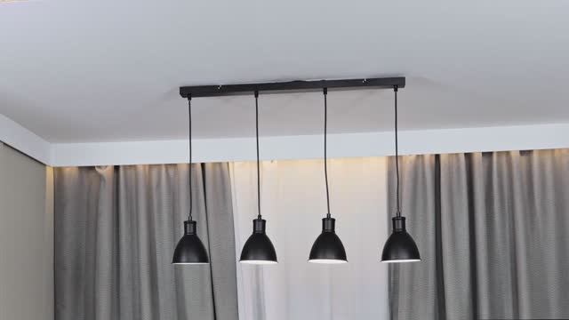 Светильник подвесной 4х60 Вт Е27 NEODECO Алон - baucenter.ru