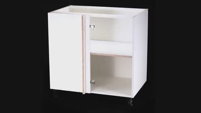 Корпус нижнего углового шкафа 720х800(1000)х511 мм белый - baucenter.ru