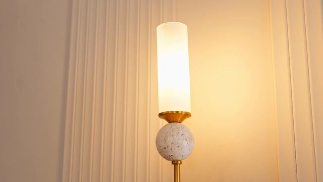 Бра 1х40 Вт Е14 1200 мм NEODECO Роял латунь - baucenter.ru
