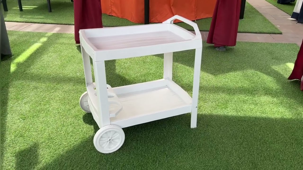 Стол сервировочный Progarden ASTRO 69x53x72 см пластик белый - baucenter.ru